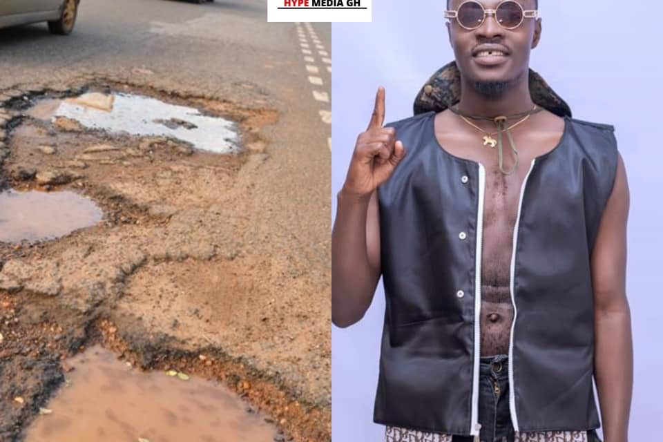 Fancy Gadam Cries Out To Authorities To Construct Heartbreaking “Kumasi Road” In Lamanshegu