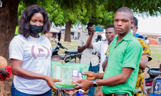 GMB Contestant Distributes Dozens Of School Items To 5 Schools In 4 Districts