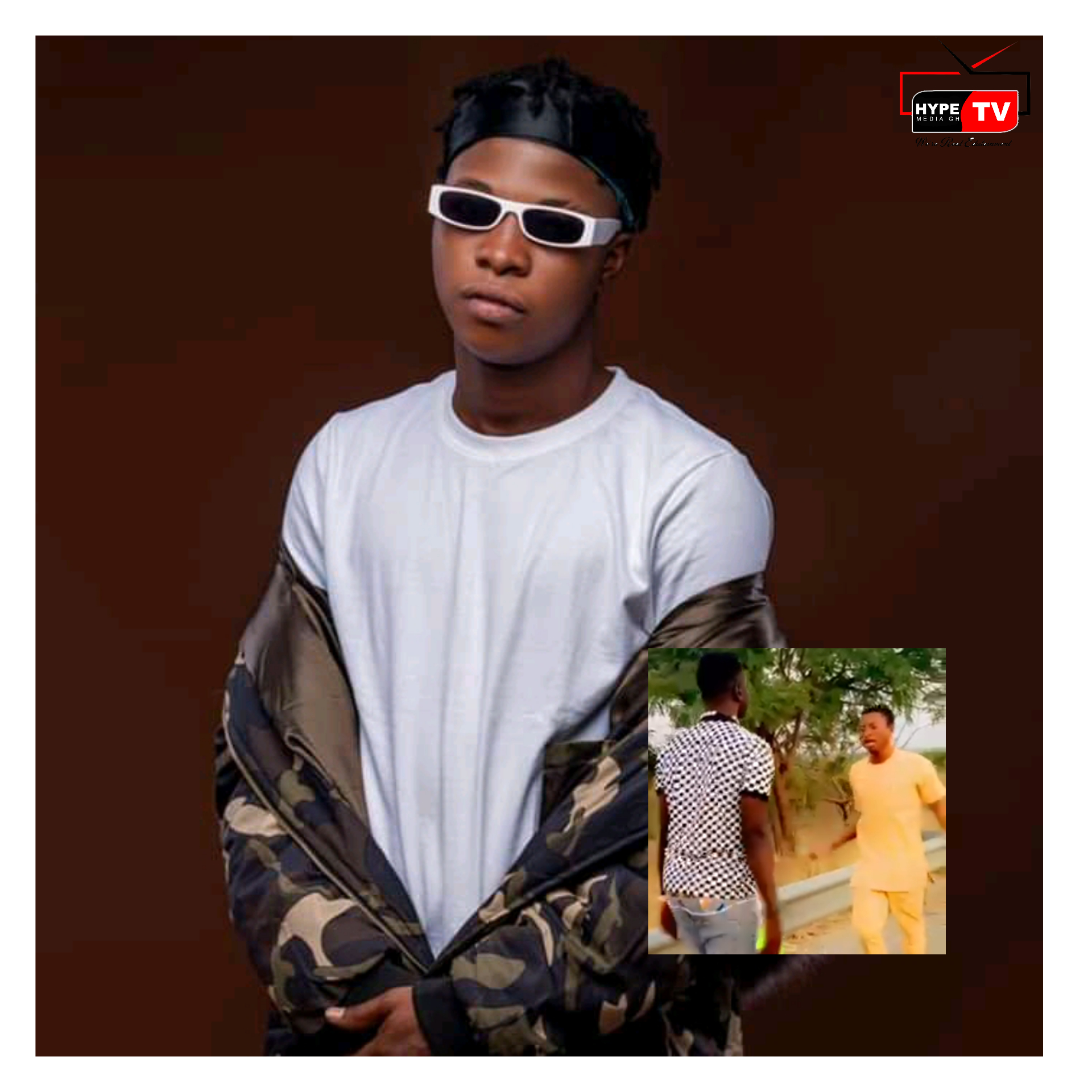 WizChild Walked Unconcerned Into His Car Whiles His Bodyguard Harassed A Poor Fan Who Run To Take A Selfie With Him Whiles He Was On Set {Video}