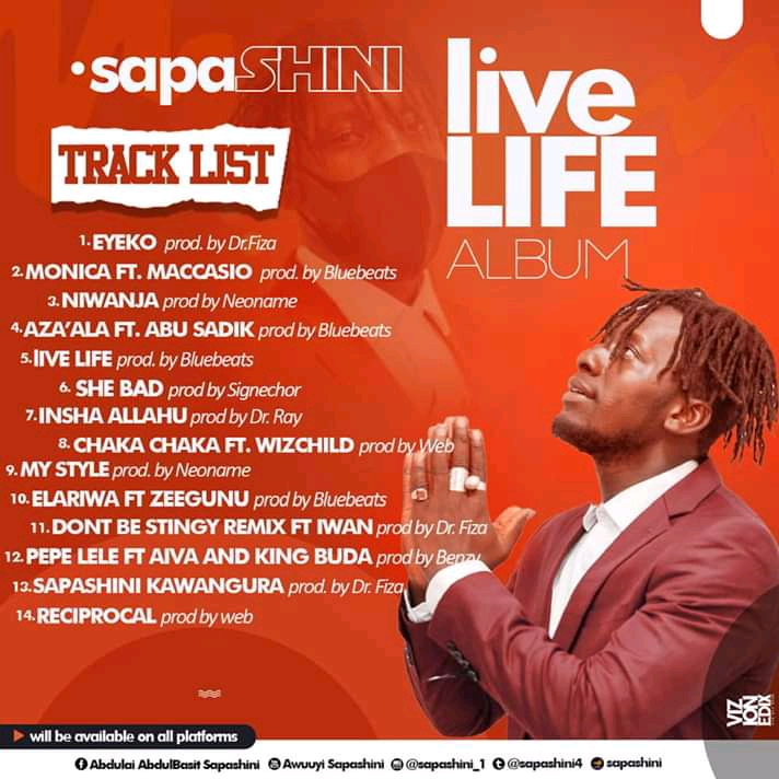 Sapashini – Live Life Album (Full Album)
