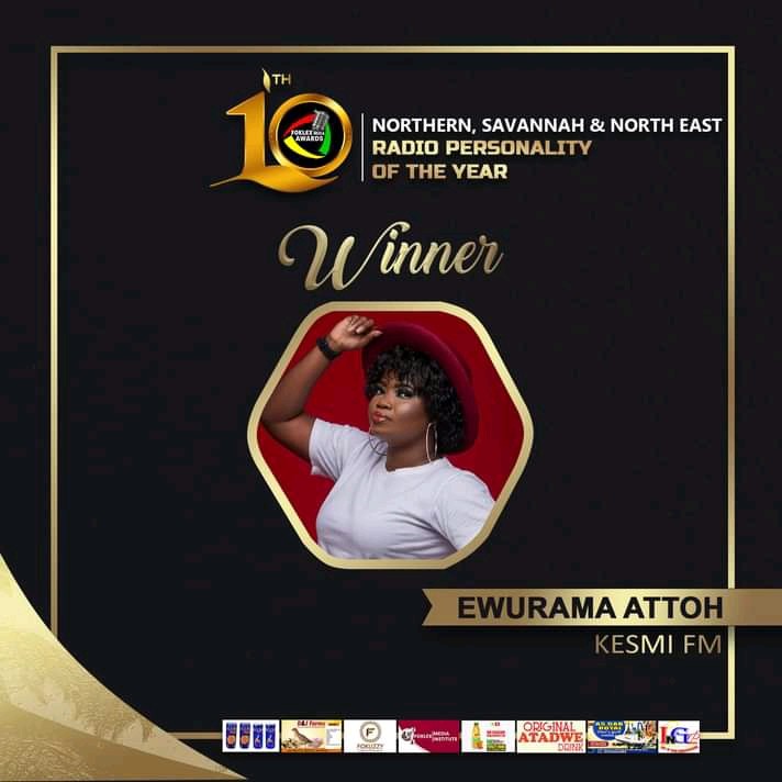 #ForklexMediaAwards: Ewurama Attoh Wins Radio Personality Of The Year