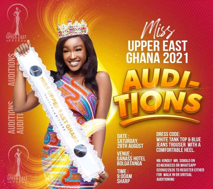 Miss Upper East Ghana Auditions To Kick Off On Saturday