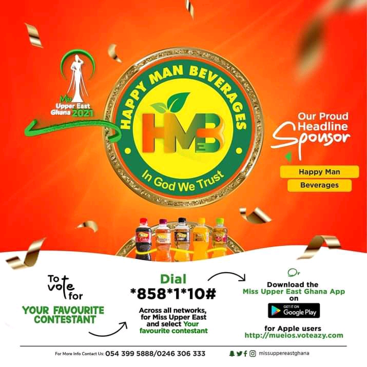 All set for The Happy Man Beverages – Miss Upper East Ghana 2021!
