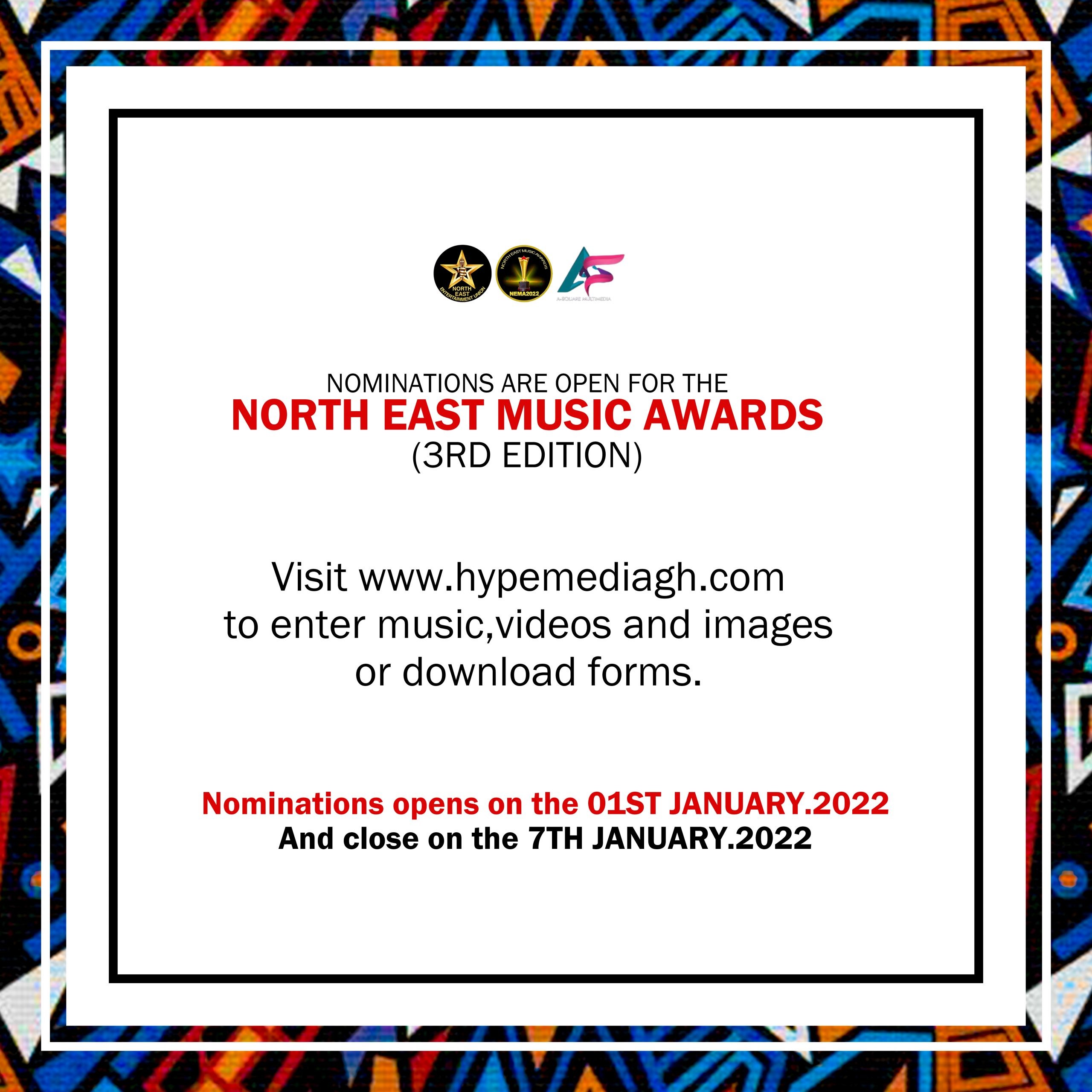 File Here: The Entry Form For The North East Music Awards Industry Categories Is Now Available