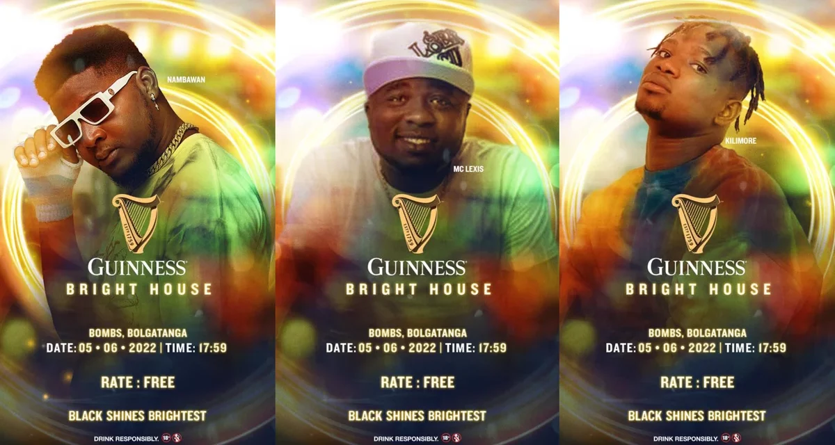 Guinness Ghana makes a U-turn; finally bills Upper East Artists 