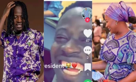 Watch The Moment Fancy Gadam Laughs All His Teeth Out After Meeting Samira Bawumia