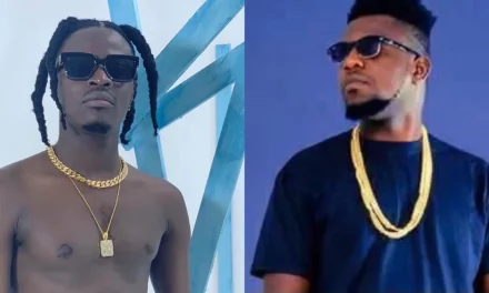 Video: Fancy Gadam Pulls Up On Stage Surprisingly To Support Ataaka at his One King Concert