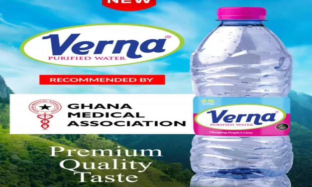 Ghana Medical association recommends Verna purified Water.