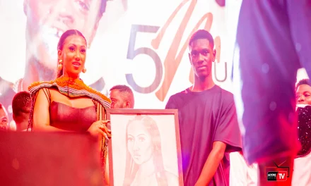 Fan Surprises Hajia4real With A Beautiful Montage At Fancy Gadam’s 10th-anniversary