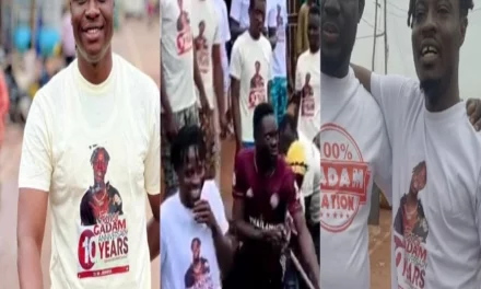 Video: Fancy Gadam Embarked On A Massive Cleanup Exercise Ahead Of His 10 Years Anniversary Concert.