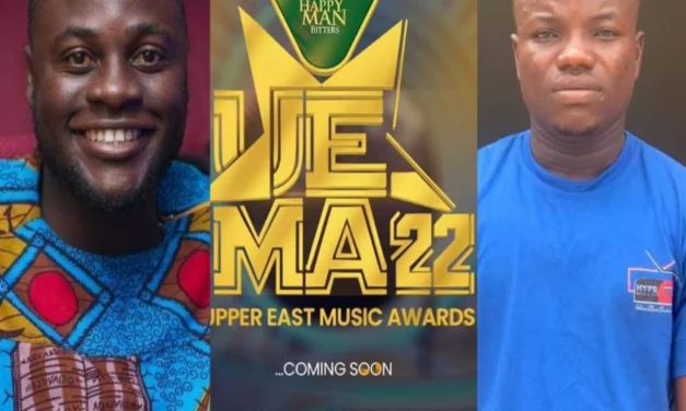 Nathaniel makes a case for Ebenezer Akandurugo to be crown blogger of the year at the Upper East Music Awards 2022