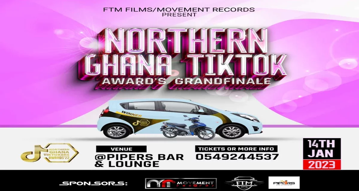 Northern Ghana Tiktokers Awards grand final slated for January 14