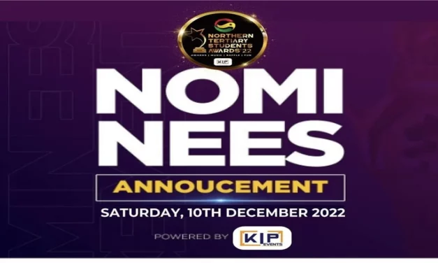 Full List of nominees for the Northern Tertiary Students Awards.