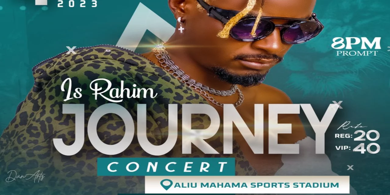 Is Rahim Finally Readies Official Cover Art For ‘The Journey Concert’.
