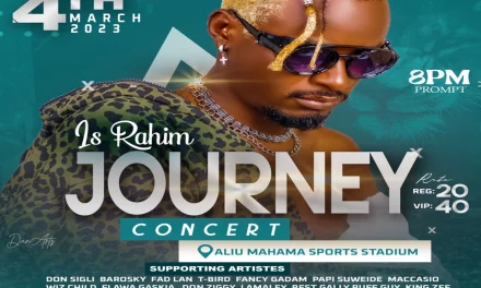 Is Rahim Finally Readies Official Cover Art For ‘The Journey Concert’.