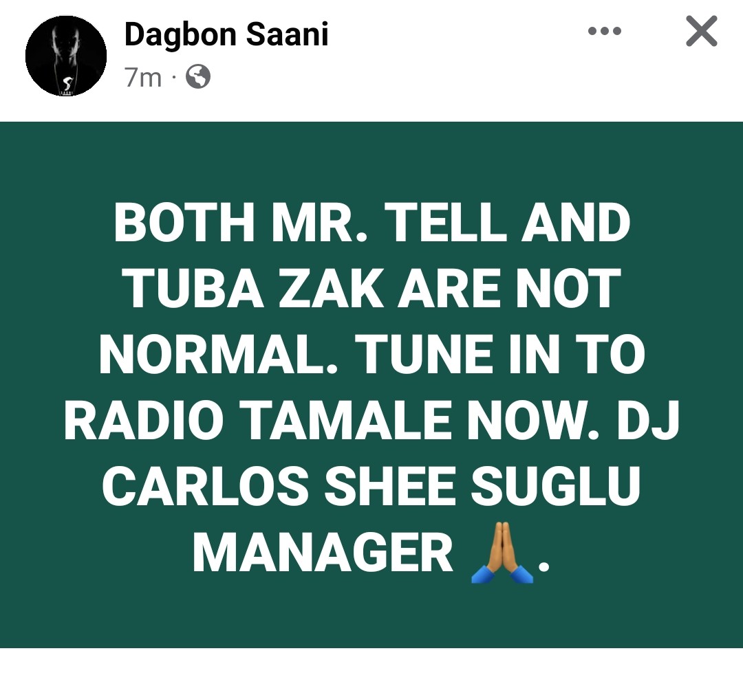 Mr. Tell And Tuba Zak's Are Mad Saani. Hype Media Gh