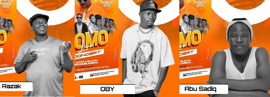 Mr. Razak, Abu Sadiq, OBY And Many More To Perform At “Yomo Live Concert” In Accra.