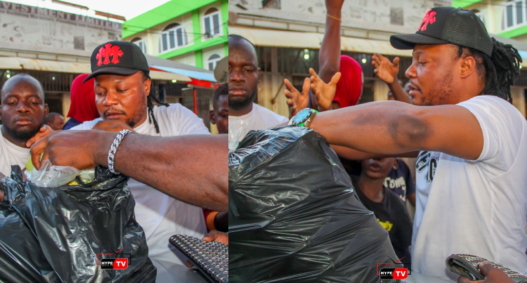 Timaya GH Feeds Thousands Of Less Privilege Muslims On The Streets Of Tamale.