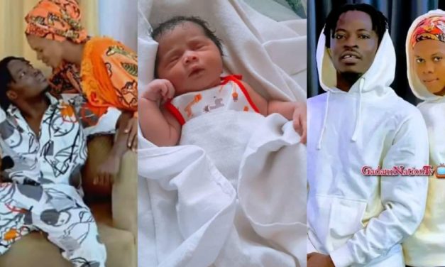 Fancy Gadam Welcomes His First Child With His Wife, Jamila.