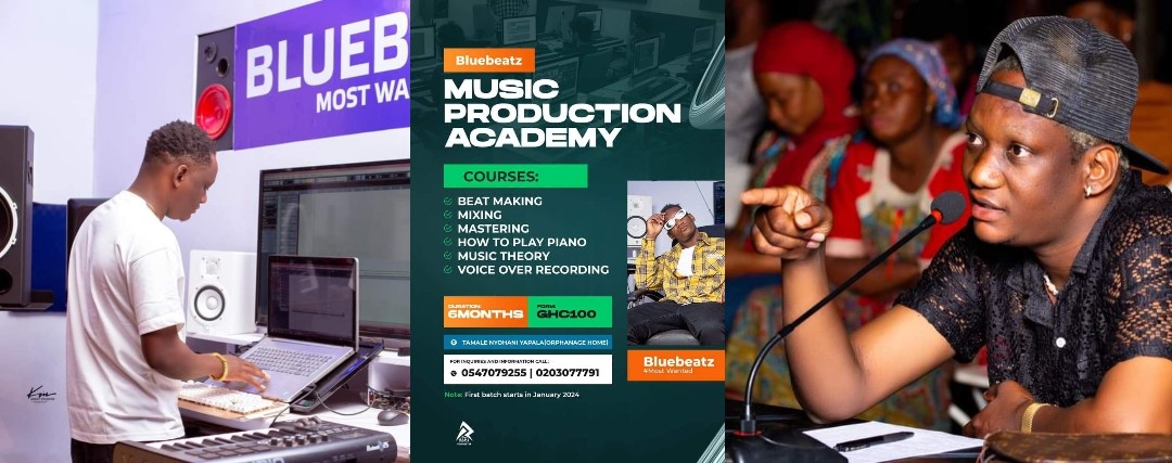 Video: BlueBeat Kick Starts Lectures With First Batch Students Of His Music Production Academy.