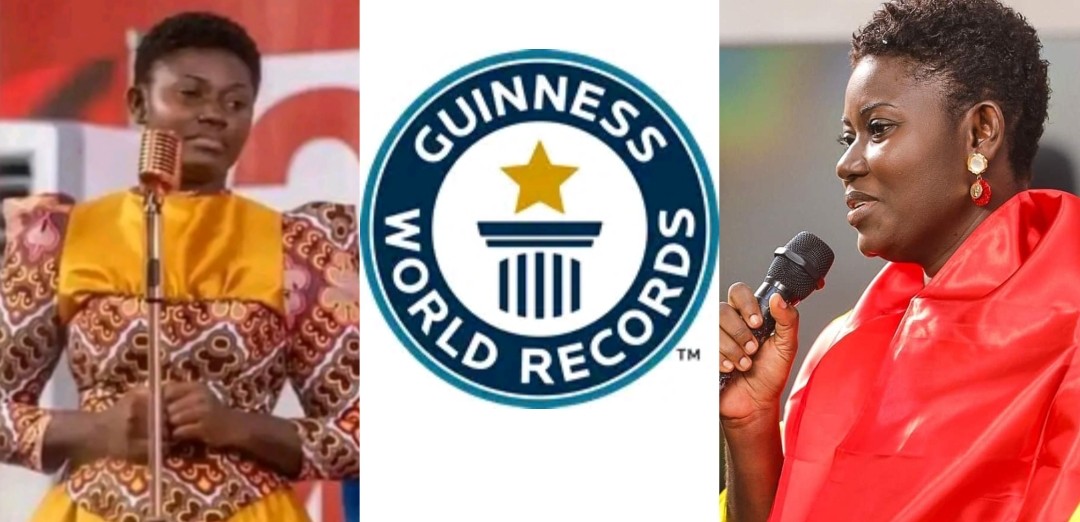 Afua Asantewaa’s Longest Singing Marathon Attempt Rejected.