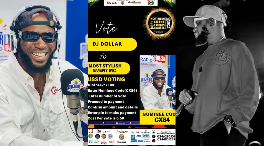 Vote DJ Dollar: Tamale’s Most Stylish MC Takes the Stage at Northern Fashion Awards.