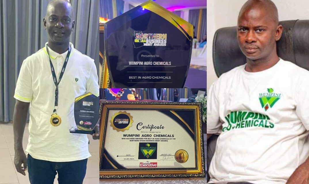 Wumpini Agro Chemicals Awarded ‘Best Agro Chemicals Group’ at Northern Ghana Business Merit Awards.