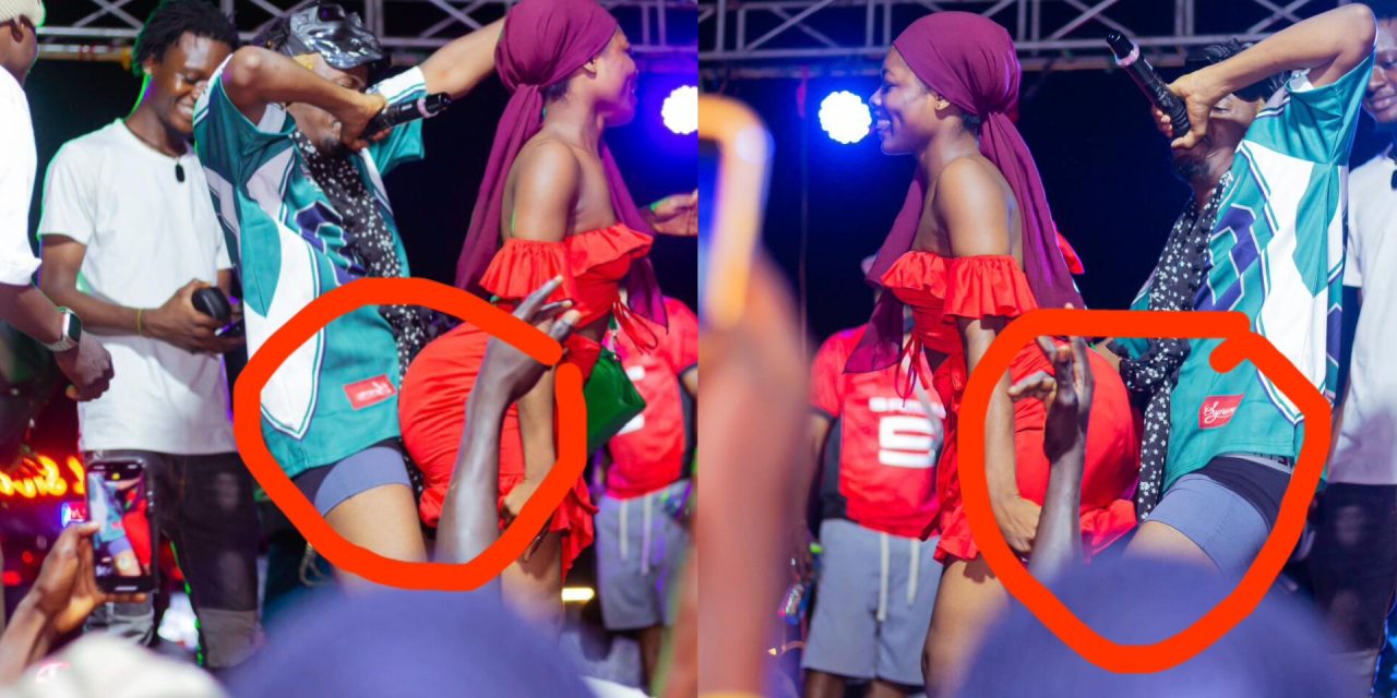 Video: IsRahim Went N@k£d On Stage To Chop A Fan A$$.