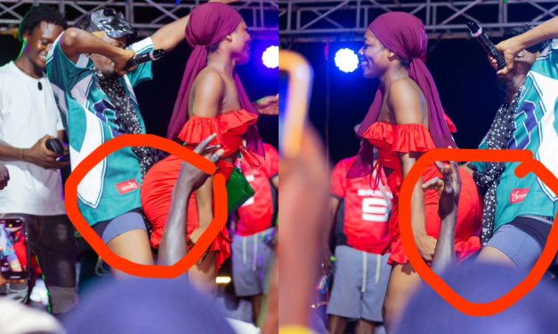 Video: IsRahim Went N@k£d On Stage To Chop A Fan A$$.