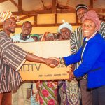 Director Anas Supports Gambaga Witches Camp with a Brand-New TV.