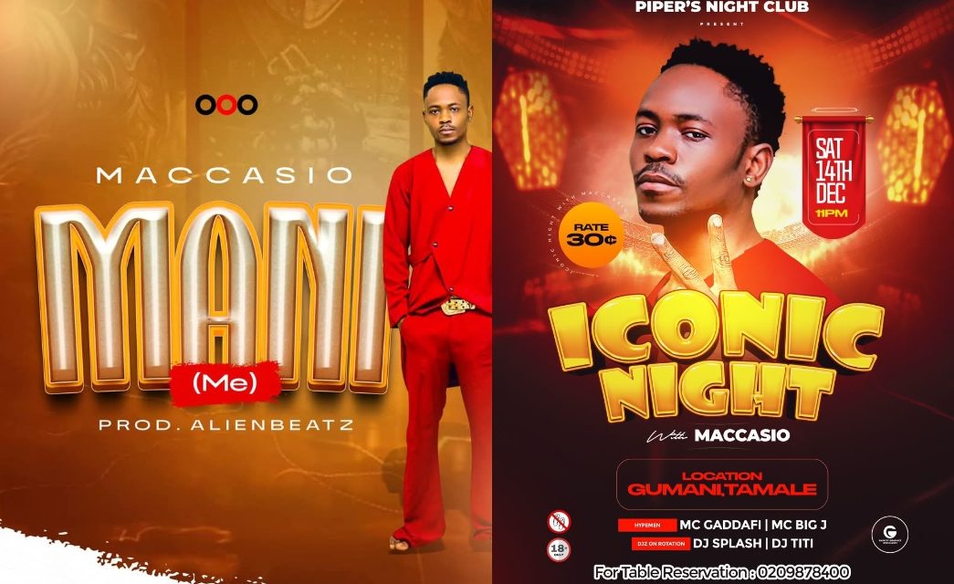 Maccasio Headlines ‘Icons Night’ at Pipers Club with Exclusive Premiere of New Song ‘Mani’.