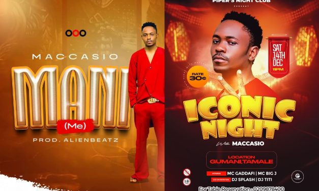 Maccasio Headlines ‘Icons Night’ at Pipers Club with Exclusive Premiere of New Song ‘Mani’.