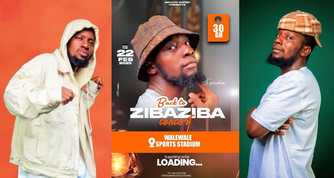 Sapashini Rises Again: ‘Back to ZIBAZIBA’ Concert Set to Shake Walewale.