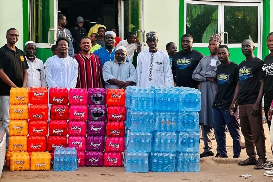 Fancy Gadam and Game Energy Drink Extend Support to Muslim Communities in Tamale.