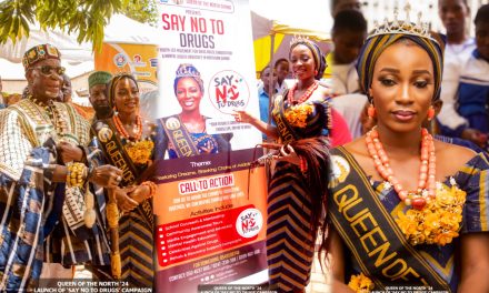 Queen of the North Launches Anti-Drug Campaign in Buipe with Support from Buipewura.