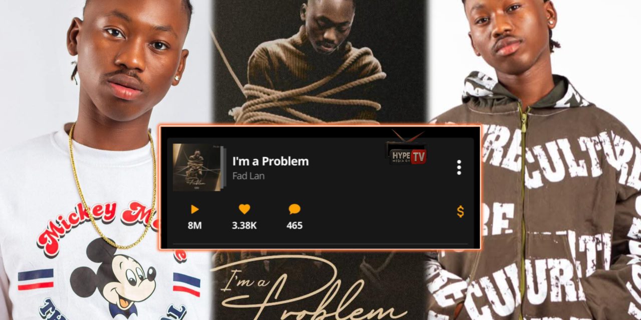 Fad Lan’s “I’m A Problem” Becomes Fastest Northern Ghanaian Album to Hit 8 Million Audiomack Streams.
