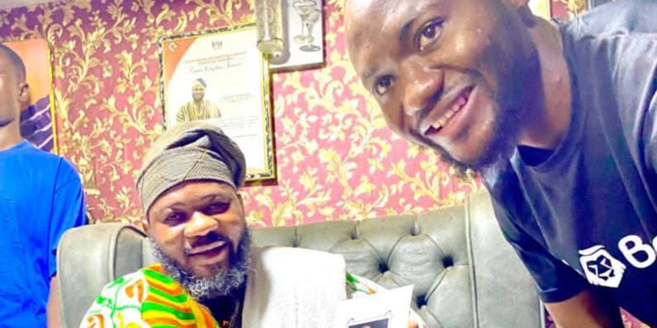Africa’s No.1 Fragrance Brand, Mac Bancy, Honors Bo-Naa Salifu II with Customized Perfume.