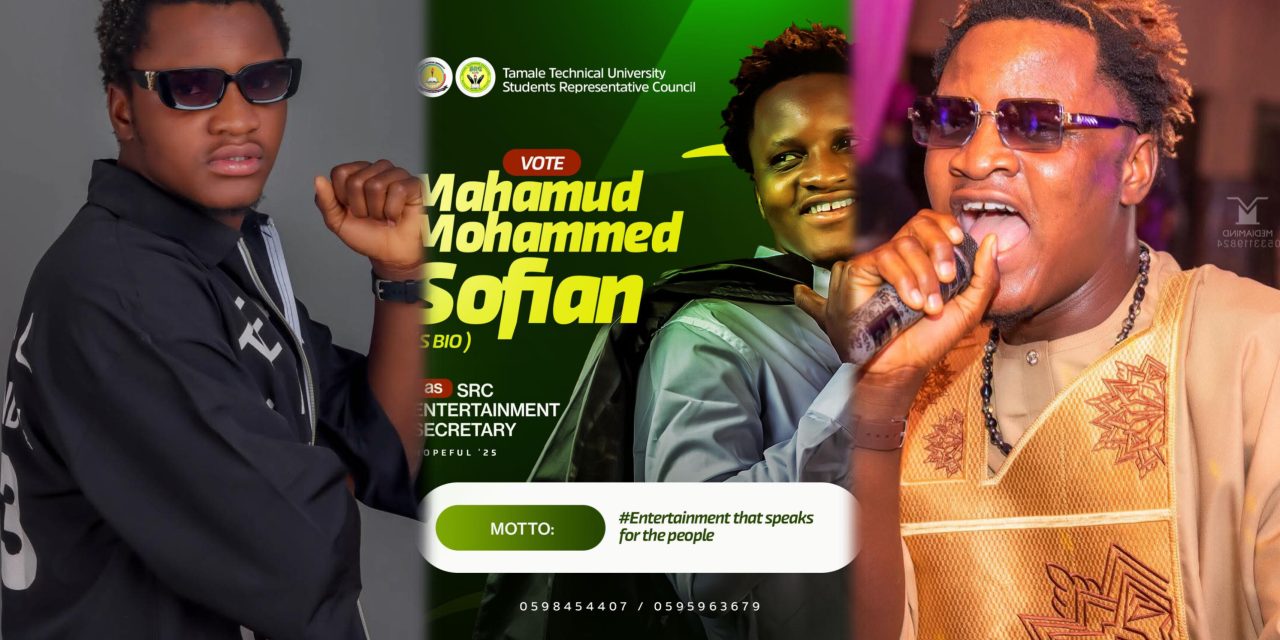 S Bio Eyes SRC Entertainment Secretary Slot – Vows to Raise Campus Vibes at TaTU.
