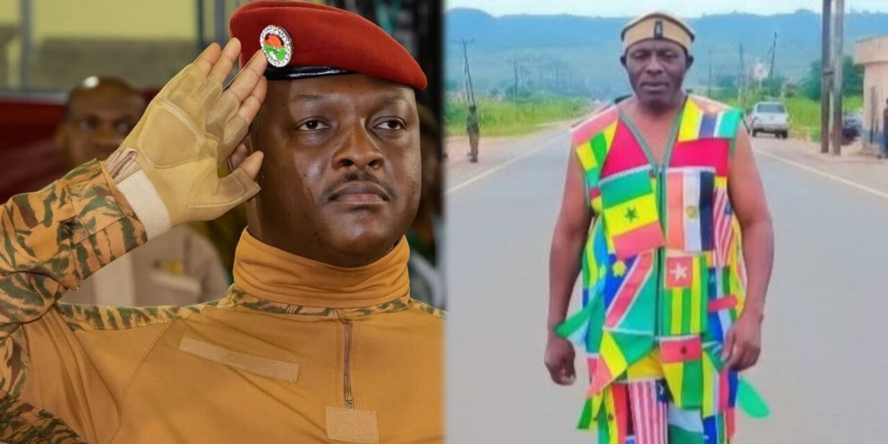 Alhaji Ayaana Begins Historic Walk from Ghana to Burkina Faso in Support of Captain Ibrahim Traoré.