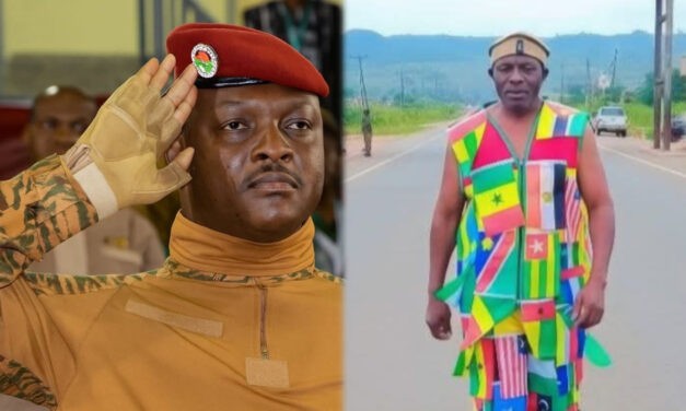 Alhaji Ayaana Begins Historic Walk from Ghana to Burkina Faso in Support of Captain Ibrahim Traoré.
