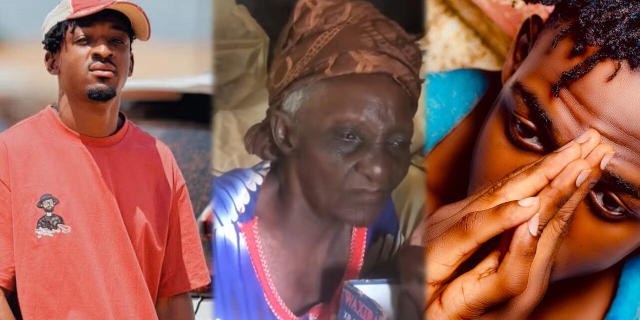 Linqo Boy Blesses Blind Grandma with Gifts After She Sang His Hit Song ‘Mpaɣ’Ya’