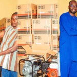 Hon. KB Mahama Supports 100 Dry Season Farmers in Walewale with Water Pumping Machines.