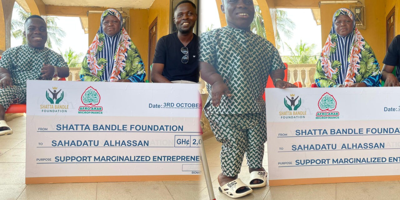 Shatta Bandle Foundation Extends Support to Persons with Disabilities