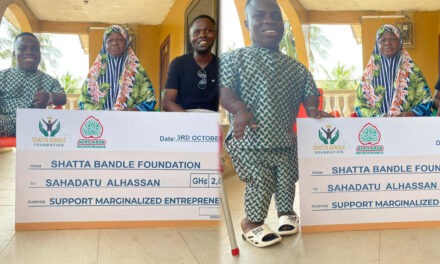 Shatta Bandle Foundation Extends Support to Persons with Disabilities