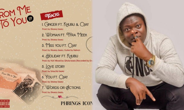 Phrings Icon Unveils Track List Of “From Me To You EP”.