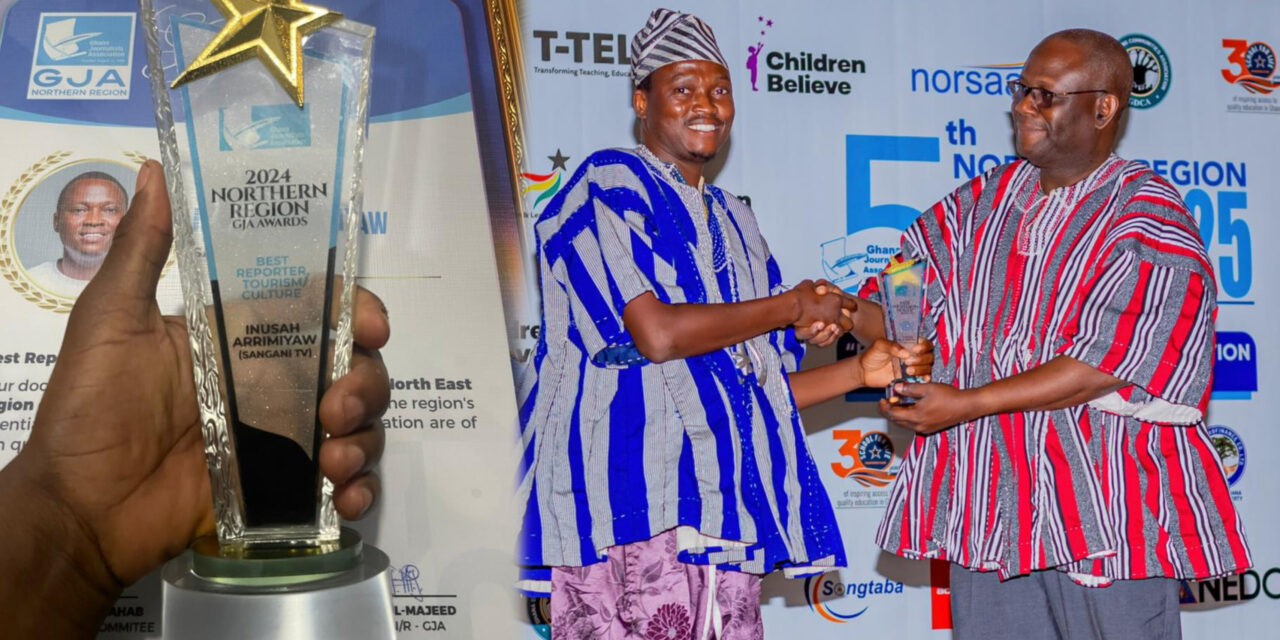 Director Anas Wins Best Reporter in Tourism & Culture at 2024 GJA Northern Region Awards