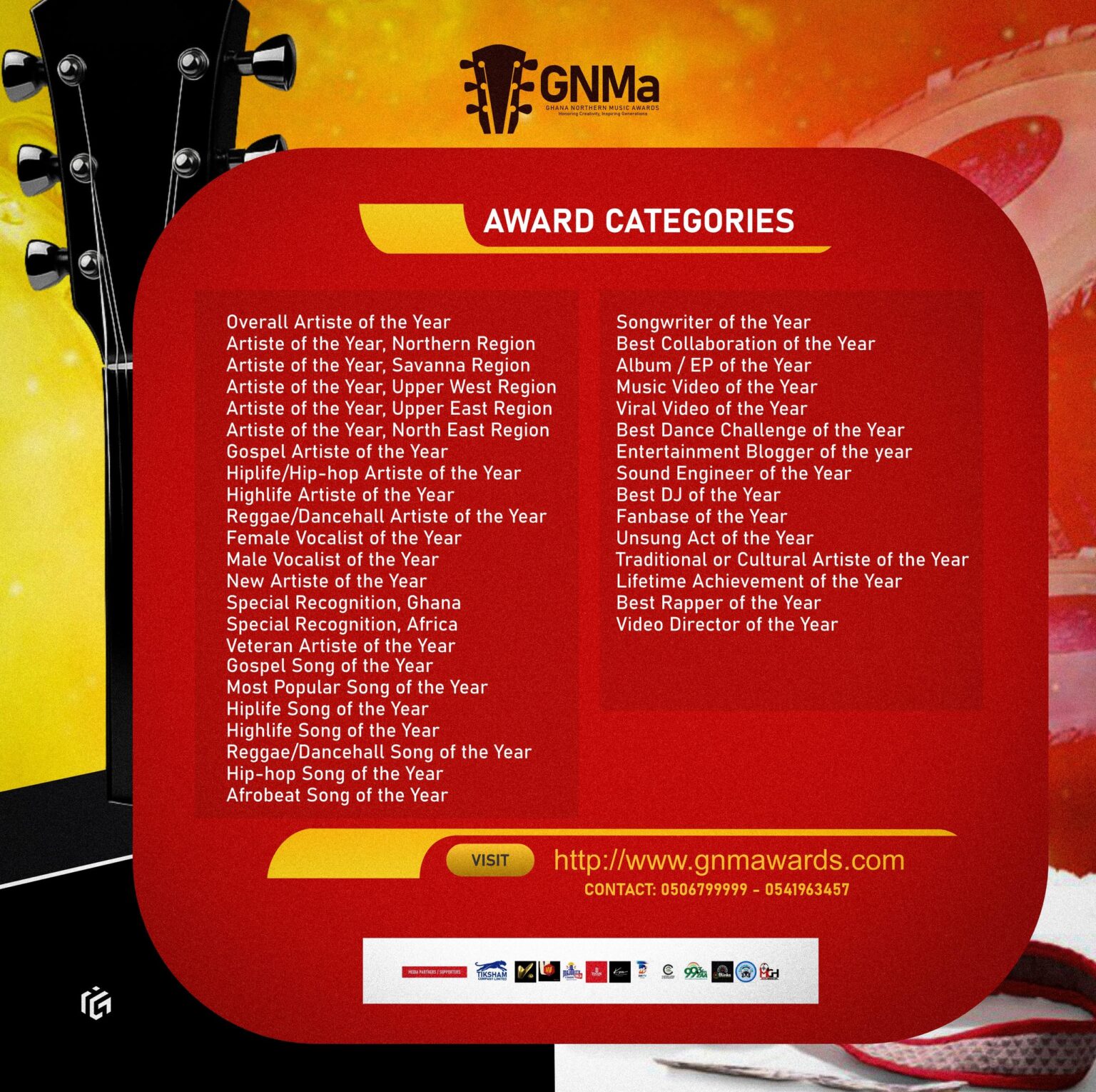 GNMA 2025: Organizers Unveil Full List of Award Categories Ahead of ...