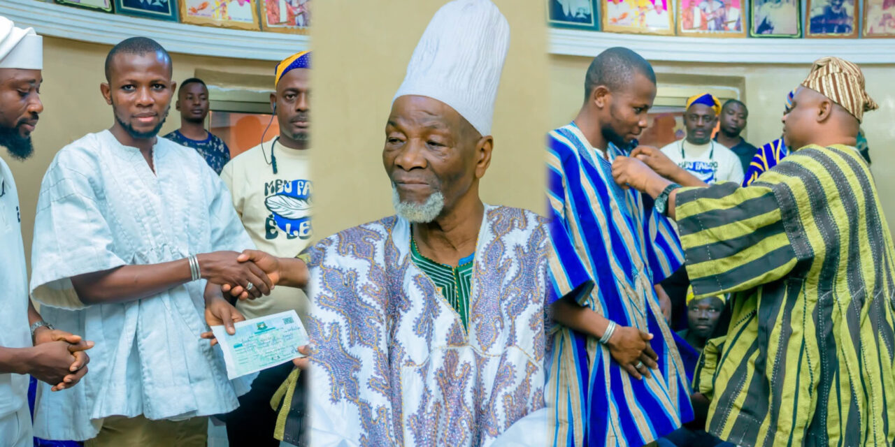 Ghana Northern Music Awards (GNMA) Pays Courtesy Call on Naa Gbewaa, Presents ₵5,000.