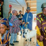 Naa Sheriga Honours ‘The Taste Of Afrika’ With White Sheep During Palace Experience Visit