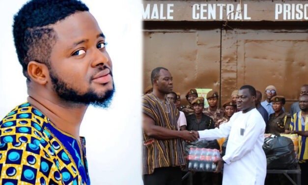 Tuba Zaks, CeChaDev Foundation Donate Food and Drinks to Tamale Central Prison Inmates